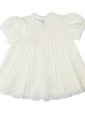 Feltman Brothers Lace trim Slip Baby Dress